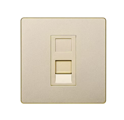 MK Aria 太空金 單位 CAT3電話插座