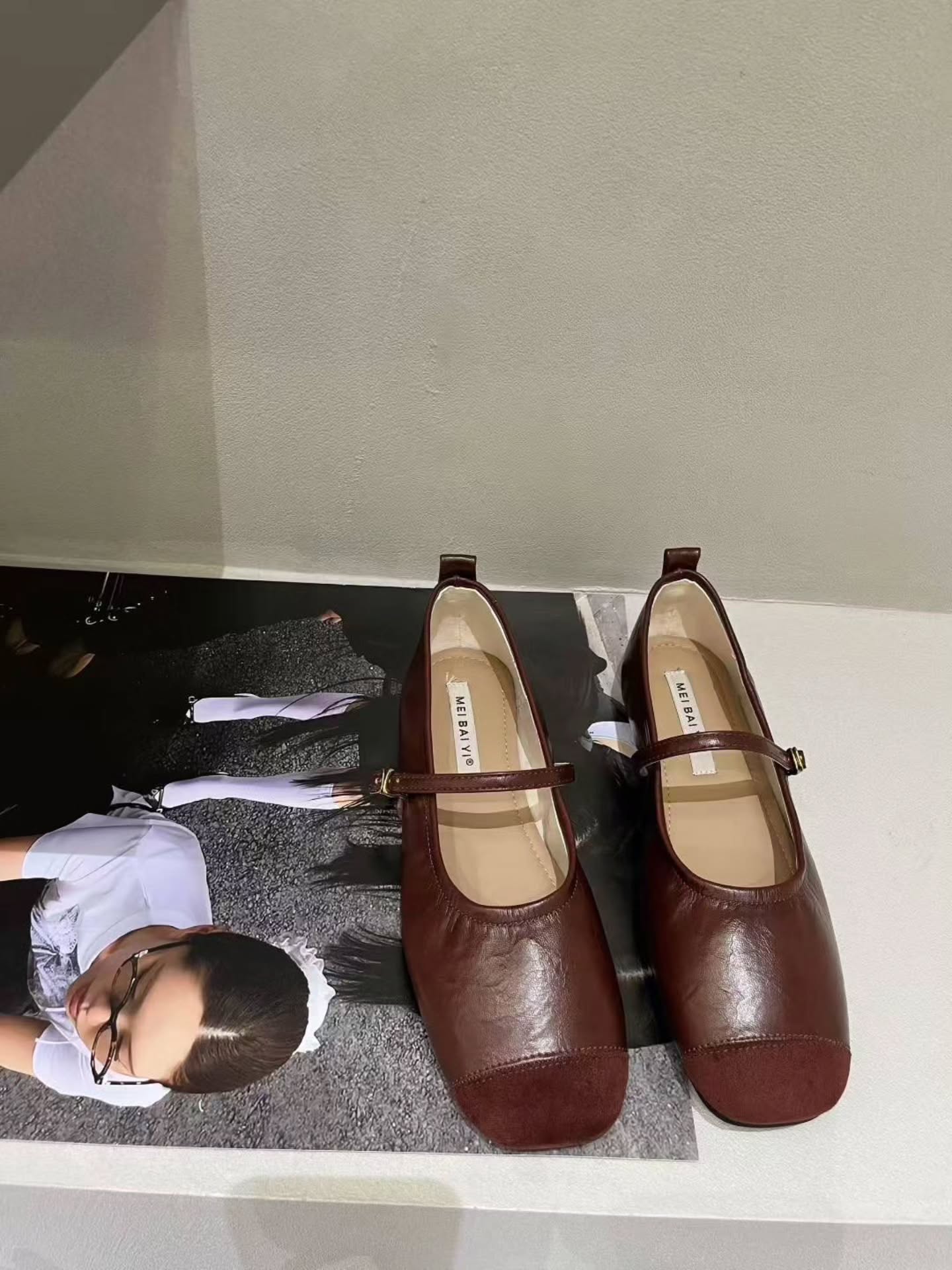 6638-80 复古玛丽珍平底鞋 🇨🇳
