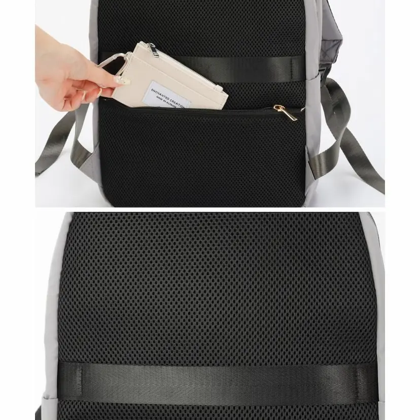 現貨🌸日本直送 |日本Senbado輕量雙肩背包/輕便收納大容量收納背囊（黑色）