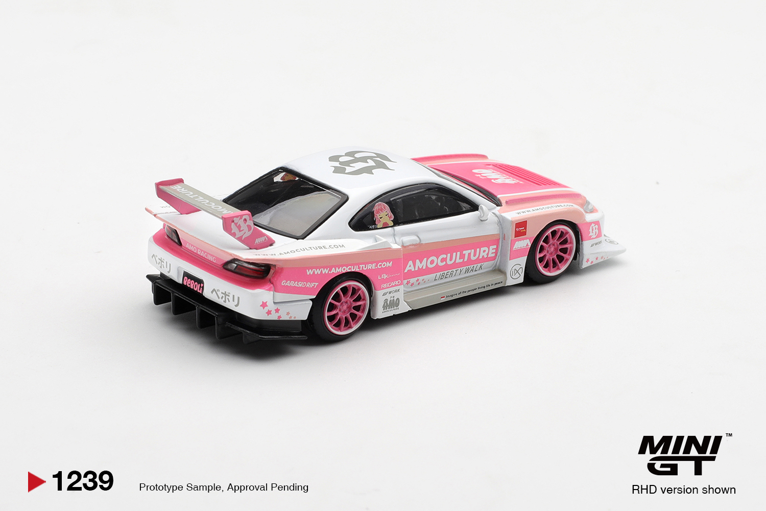 【現貨】MINI GT 1239 日產 NISSAN Silvia (S15) LB-Super Silhouette AMOCULTURE MINIGT