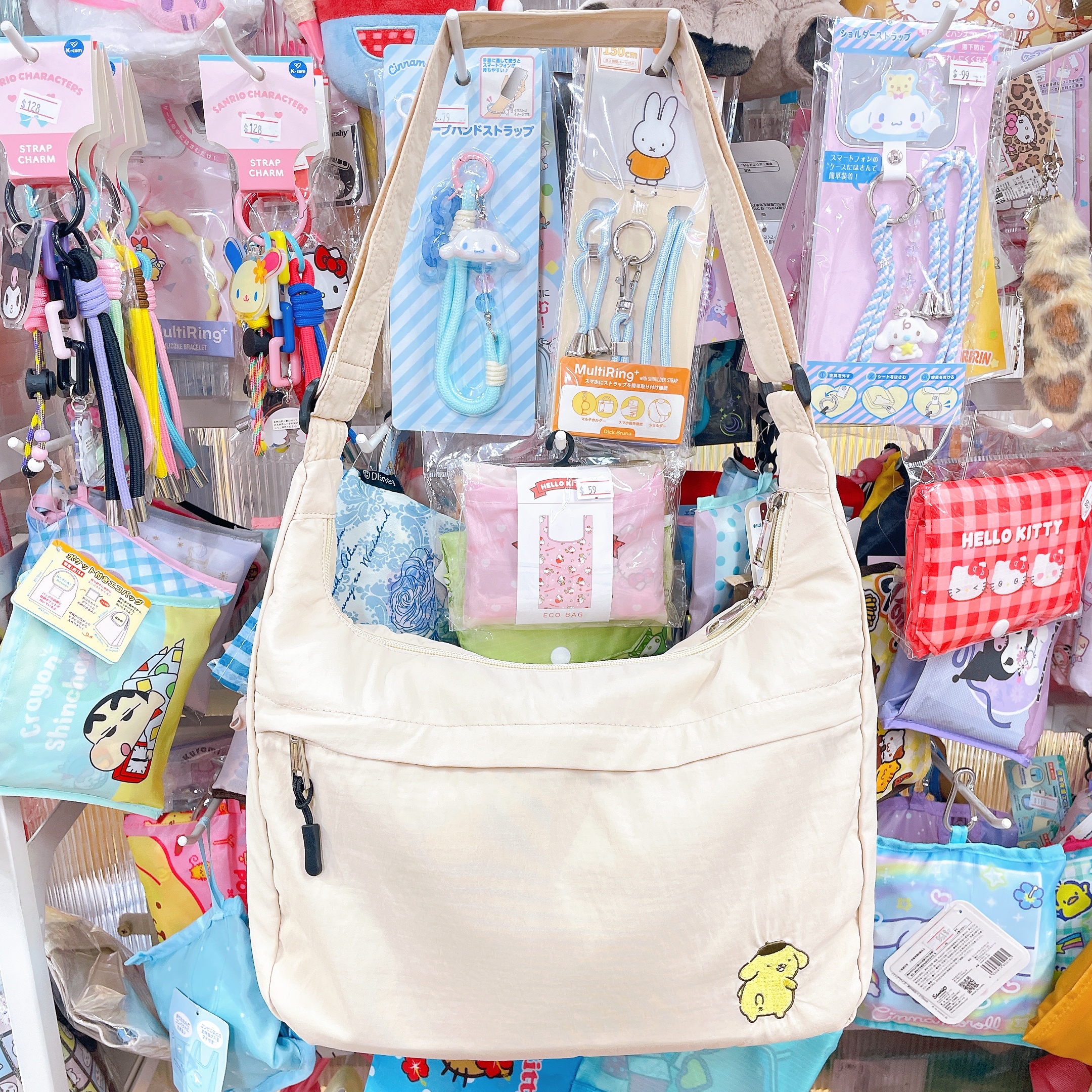 日本直送Sanrio 布甸狗則孭袋