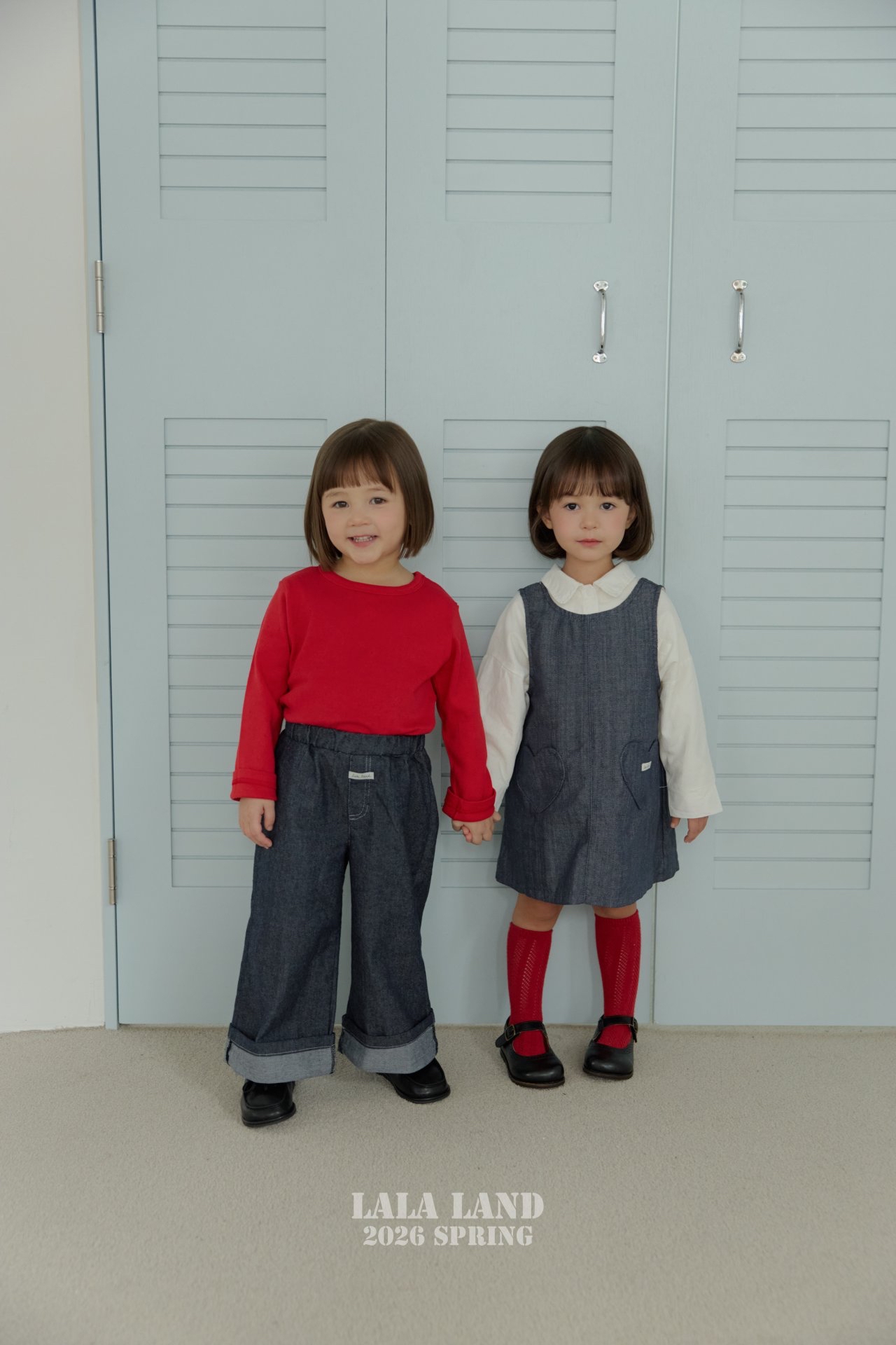 Lalaland | 又薄又軟demin pants(Black M95-105)