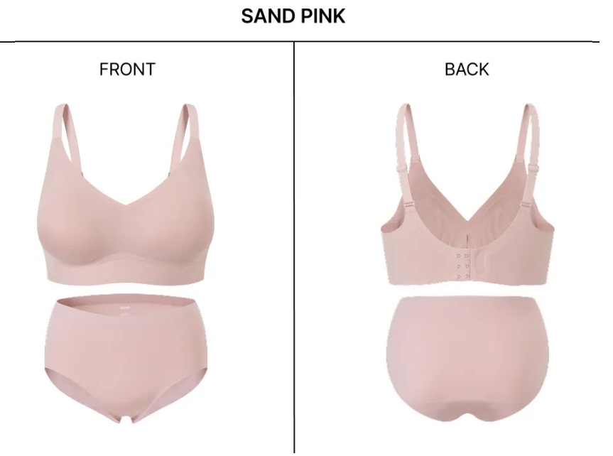 韓國 VERISH Cool Fit Bra Volume Fit Max & Panty Set 涼爽胸圍豐滿剪裁套裝