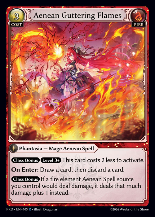 Aenean Guttering Flames / PRD-105 (R)