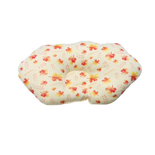 Trendyvalley Organic Cotton Baby Newborn Head Protection Dimple Pillow