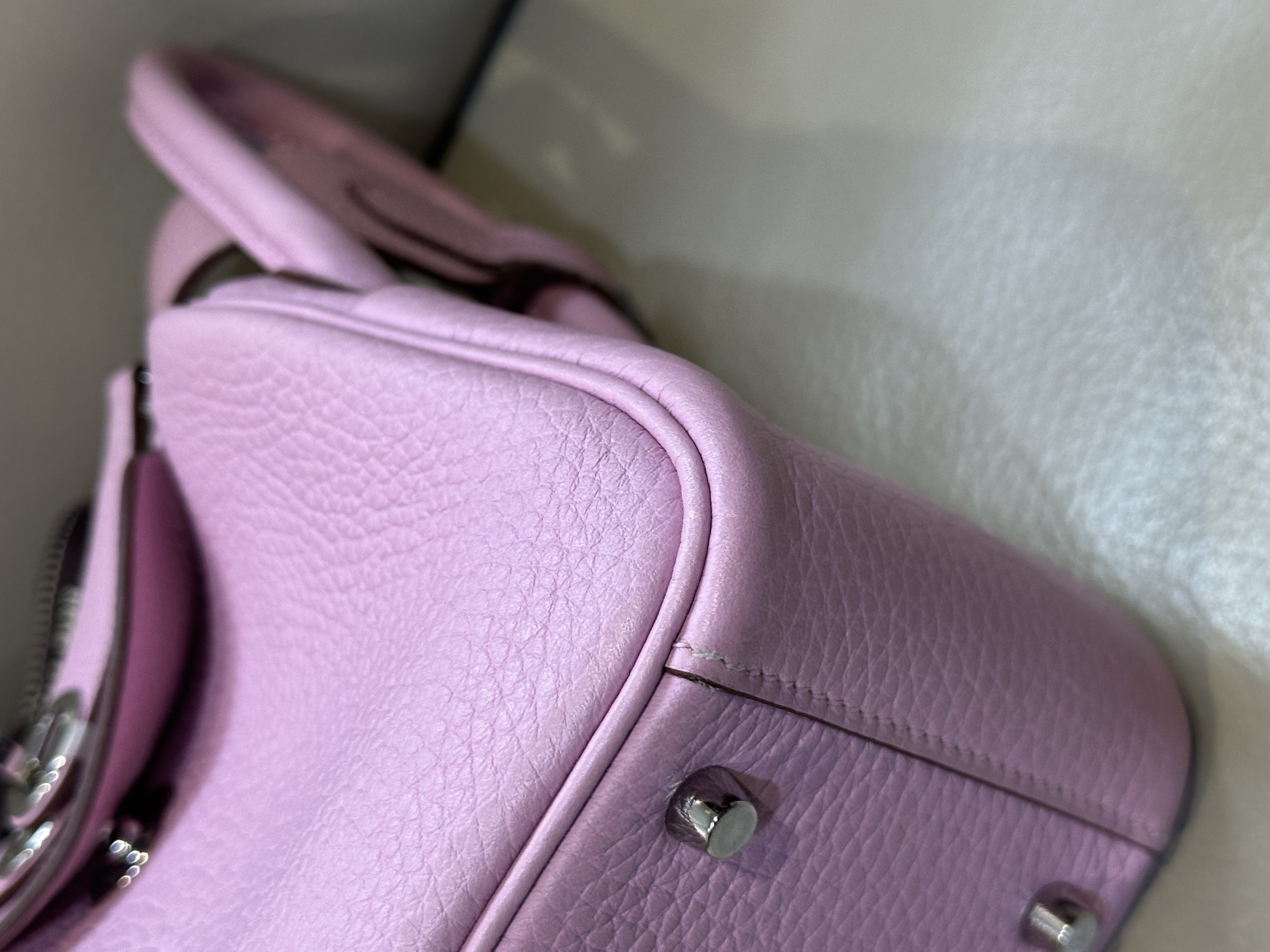 Pre-owned Hermès Mini Lindy bag Stamp U / Product Code: 26040511