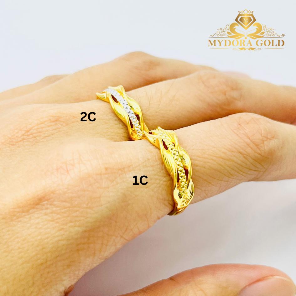 MYDORA EMAS 916 Cincin Twisted Glam (5G) l EMAS 916/22K