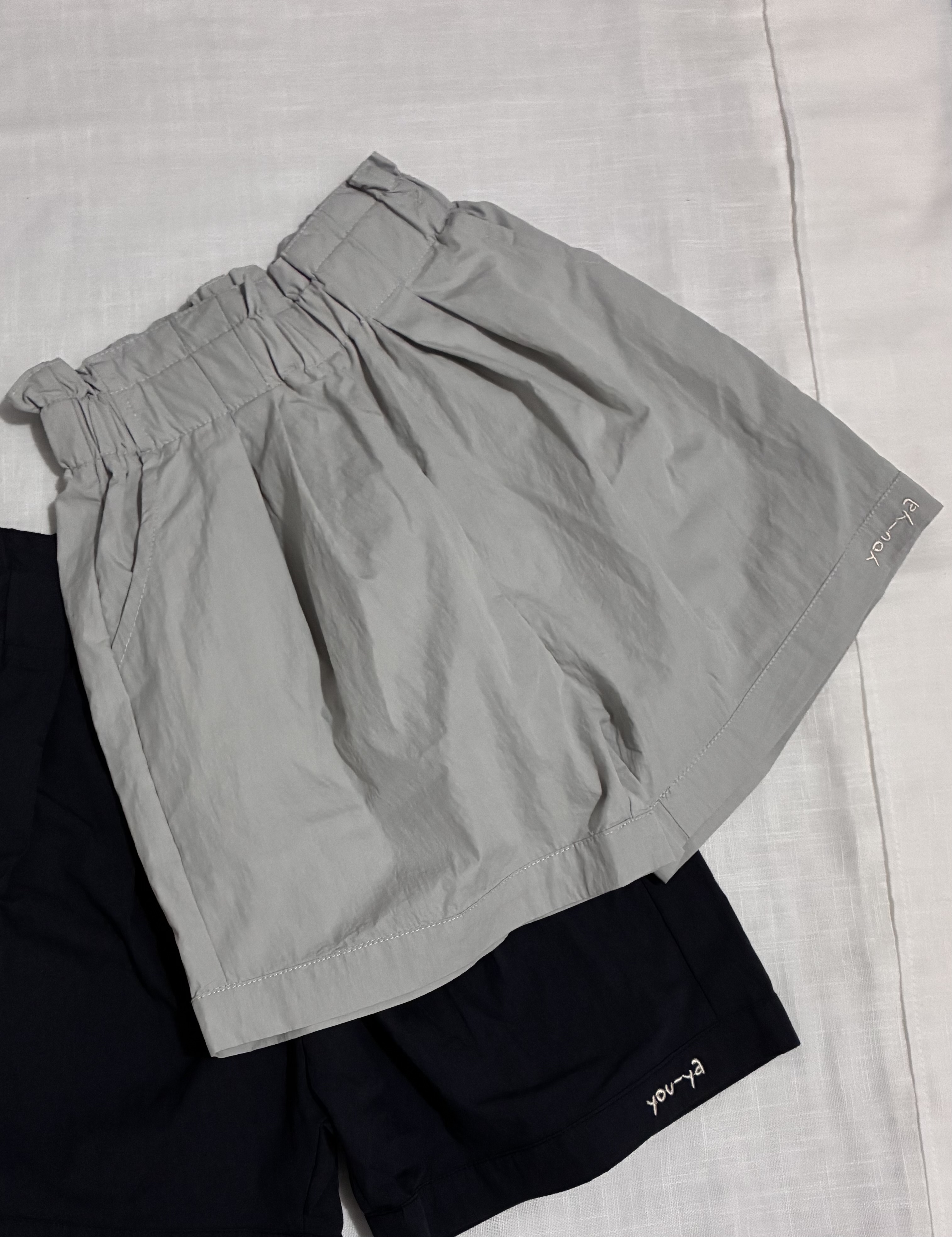 日系荷花腰短裤YX25185