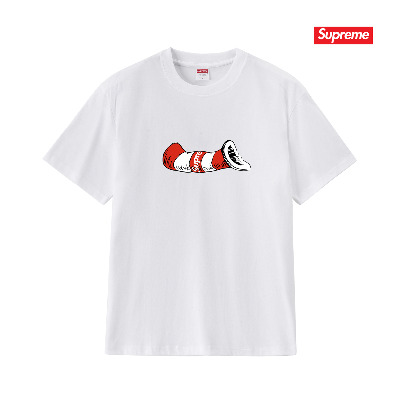 Supreme Cat in the Hat Tee