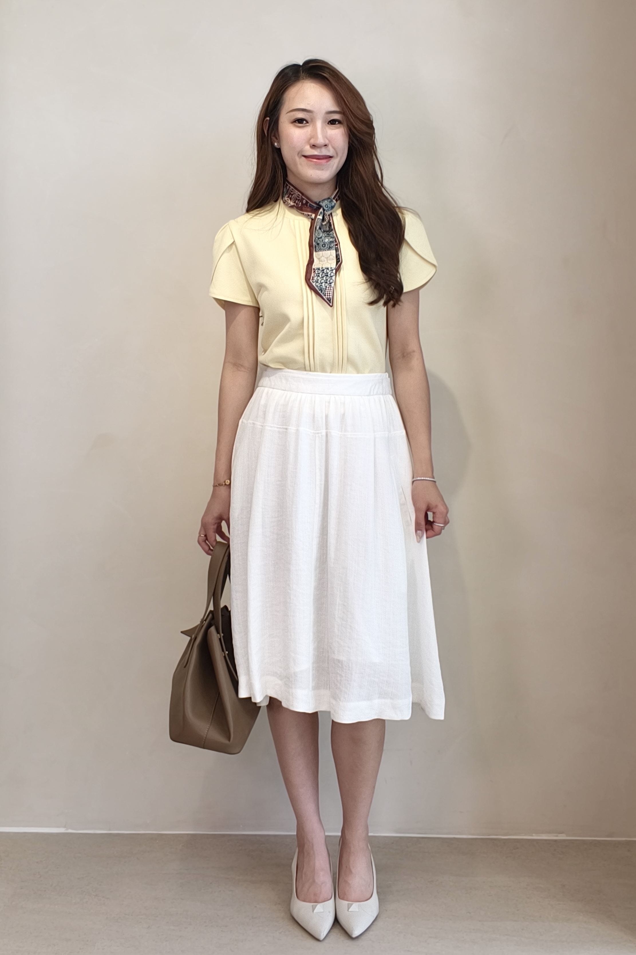CS1419 Celeste Flow Midi Skirt