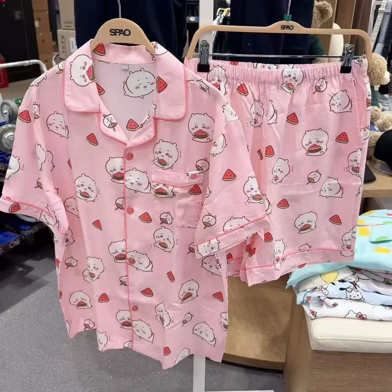 2套起各诚$ 10。🆕韓單Chiikawa短袖家居服