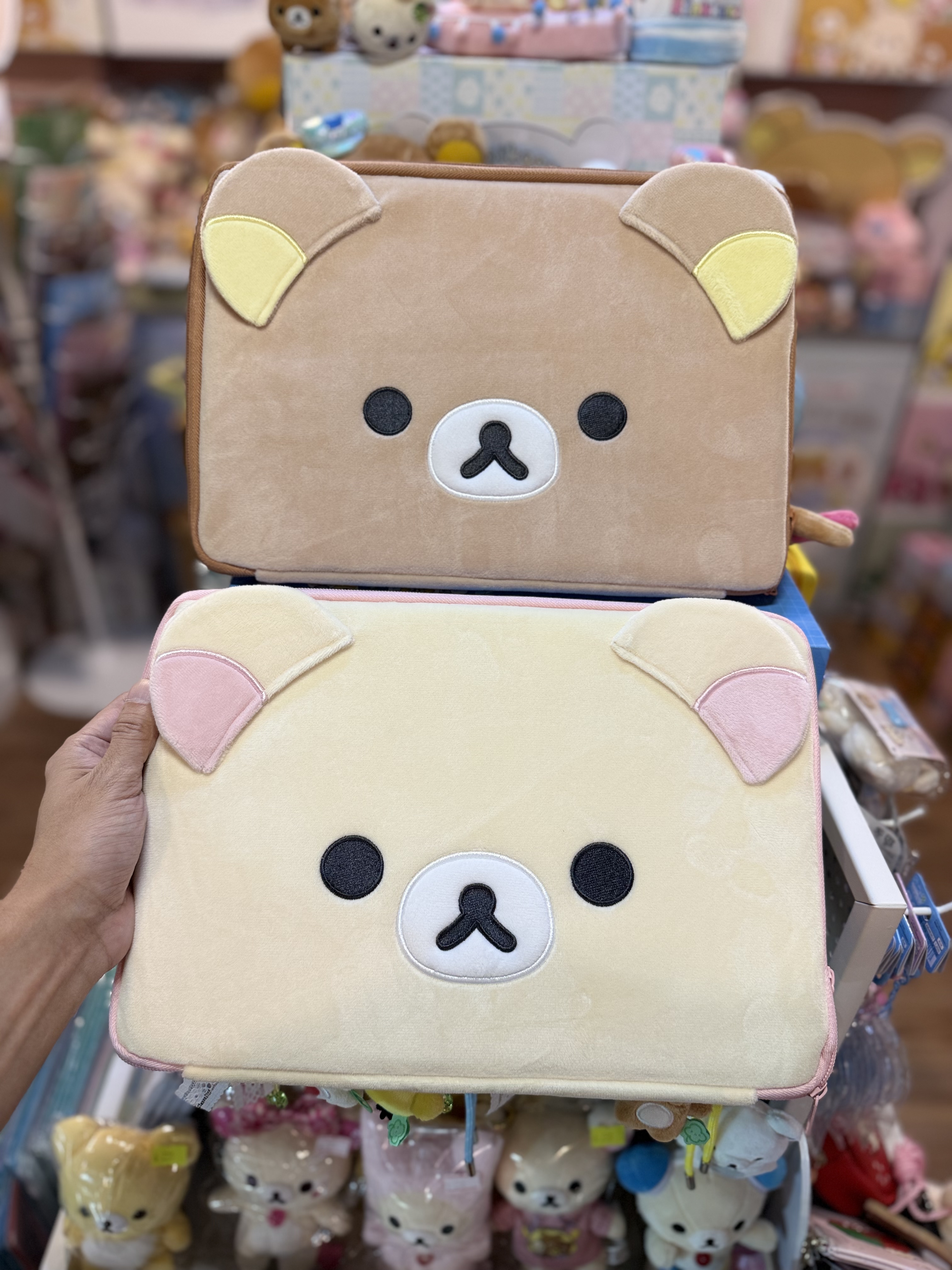 《現貨》全新日本限定Rilakkuma /小白熊平板電腦及配件收納袋