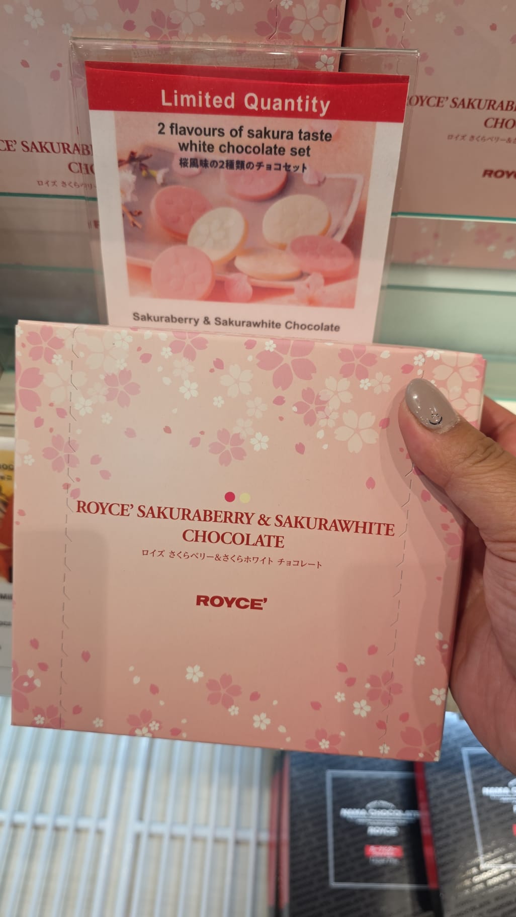 royce sakuraberry & sakurawhite chocolate