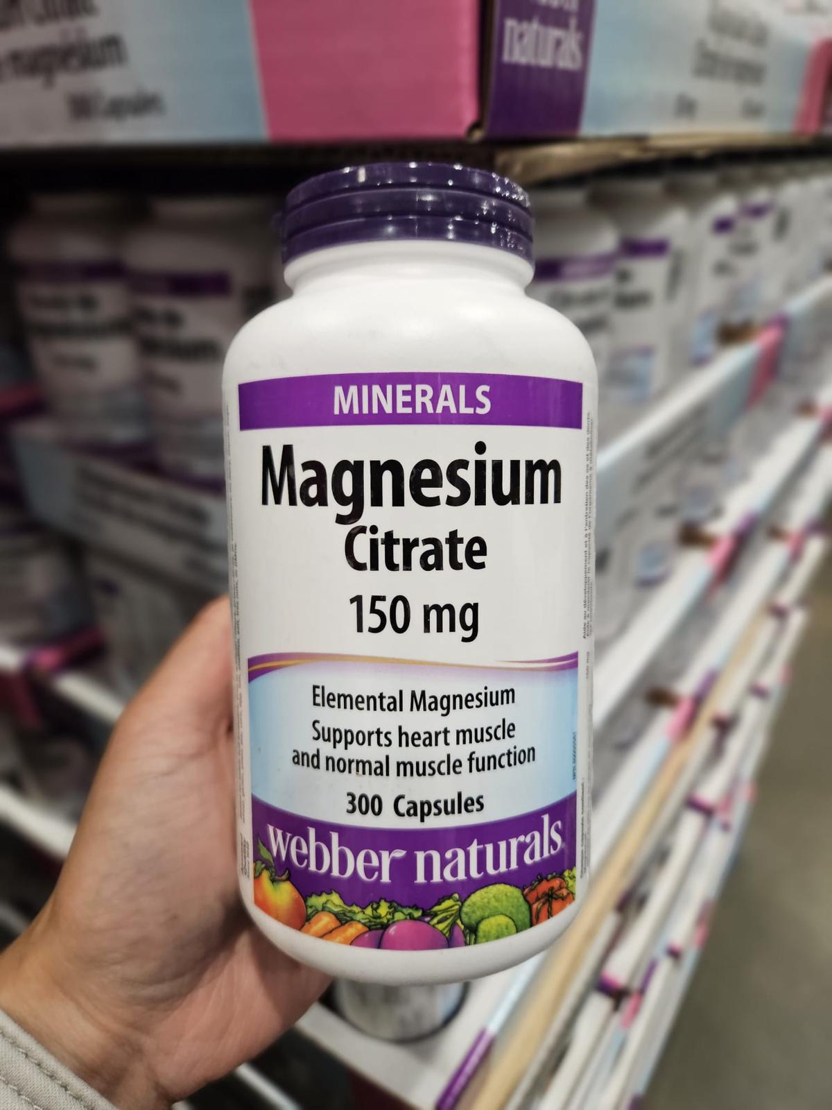 加拿大直送 ​強效檸檬酸鎂 Webber Naturals Magnesium Citrate (150mg)  