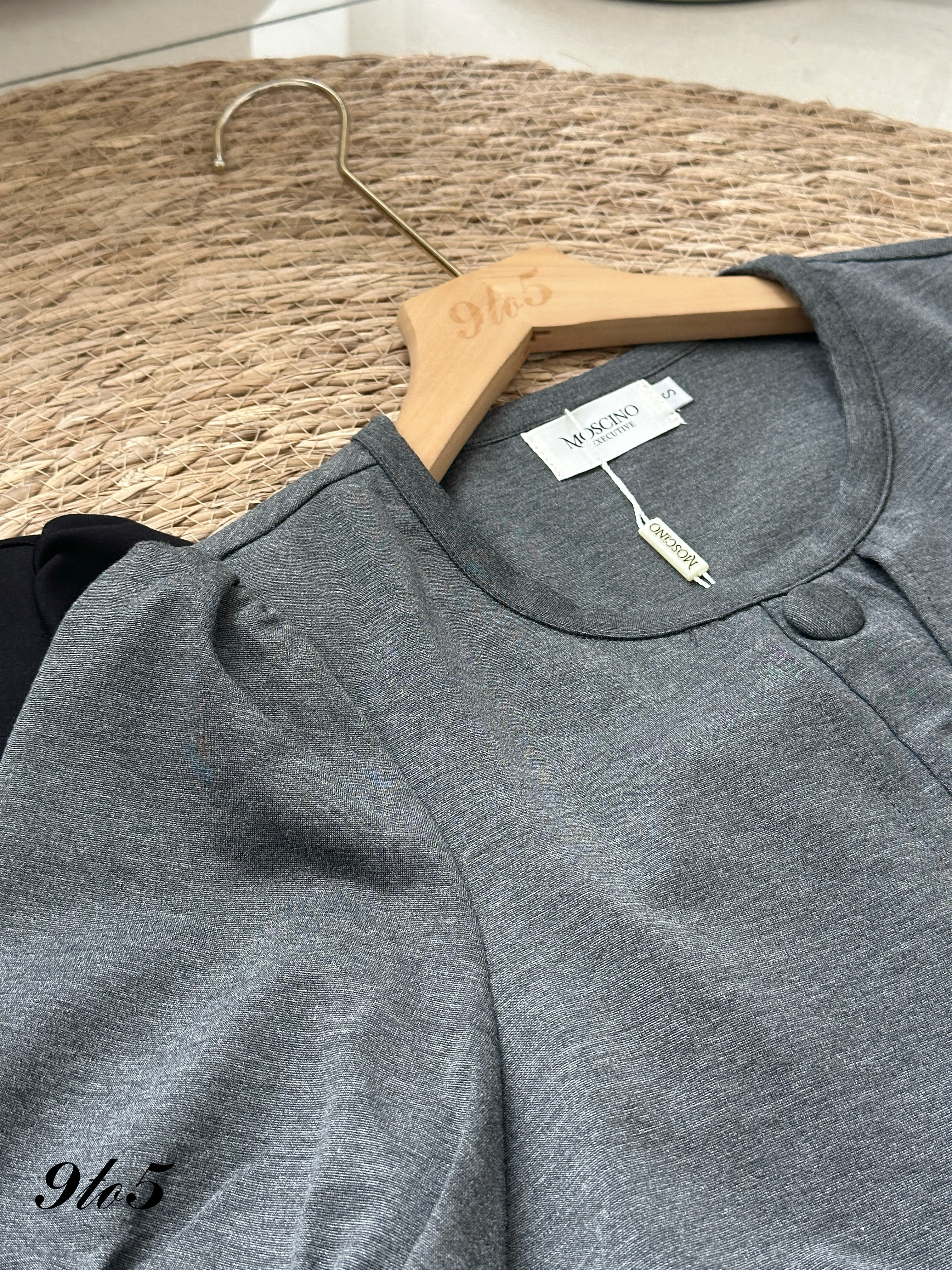 T4135 Puff Sleeve Peplum Top - 3 Colors 