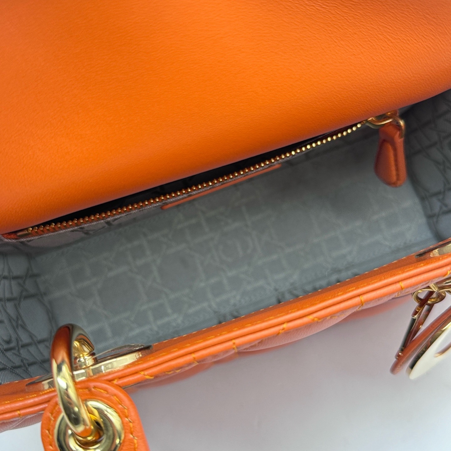 [Unused Item] CHRISTIAN DIOR Lambskin Cannage Small My Lady Dior