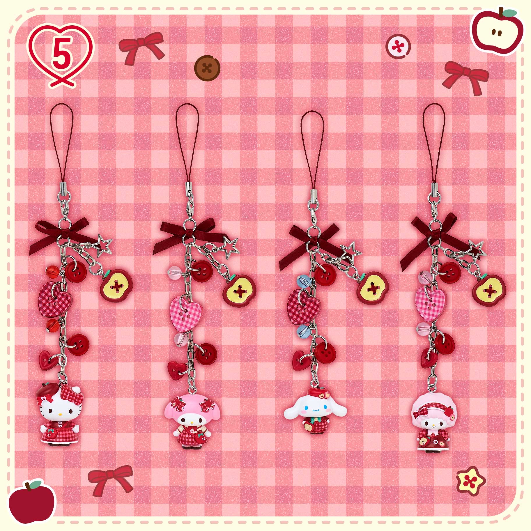 日本直送日本版Sanrio 紅蘋果系列