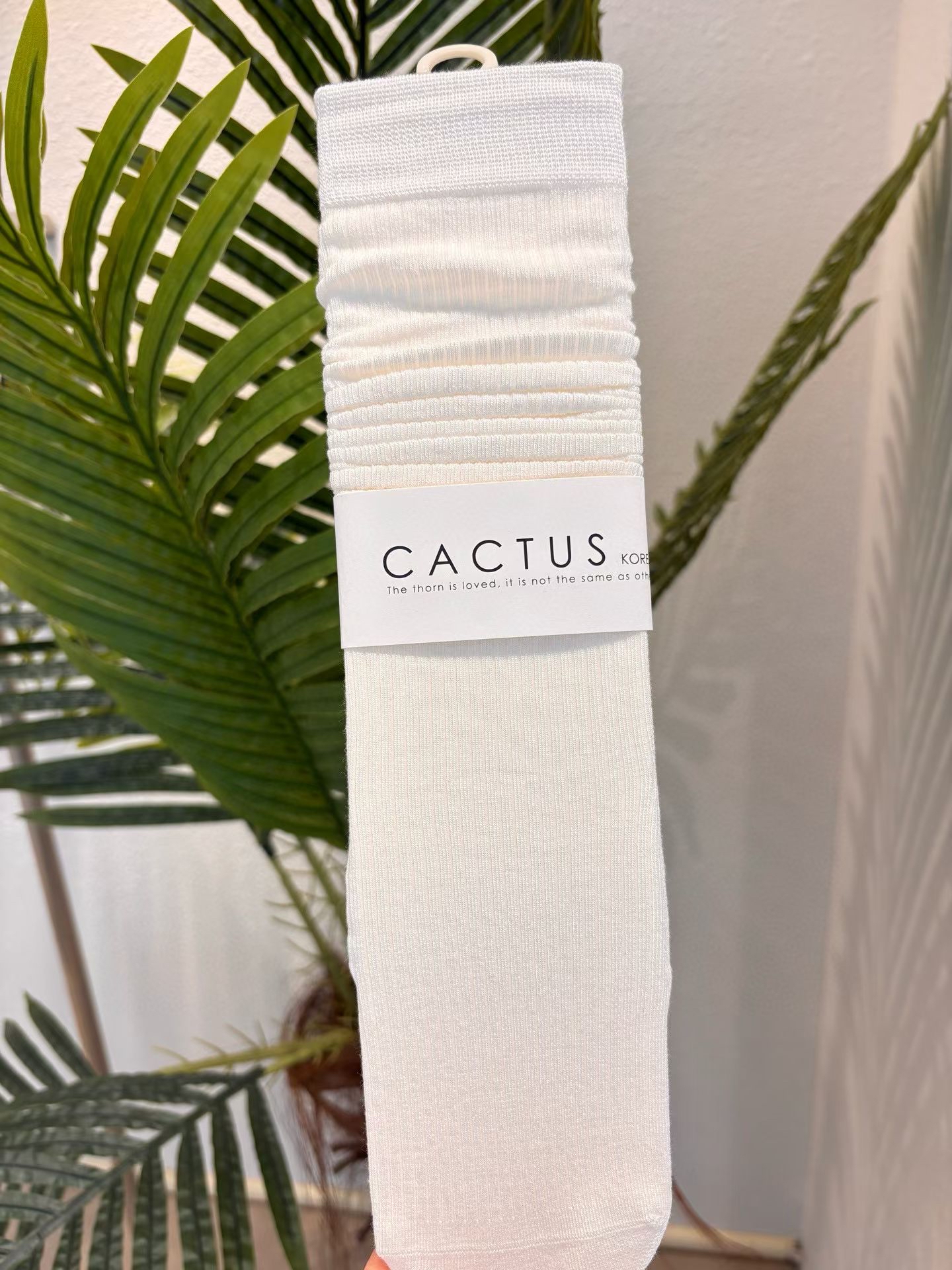 L73 暗紋堆堆薄棉襪