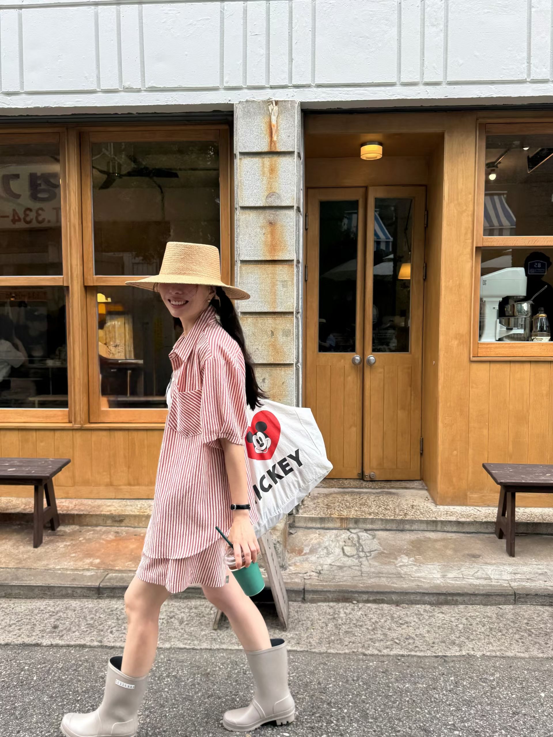 🇰🇷東大門女裝 | stripe shorts 