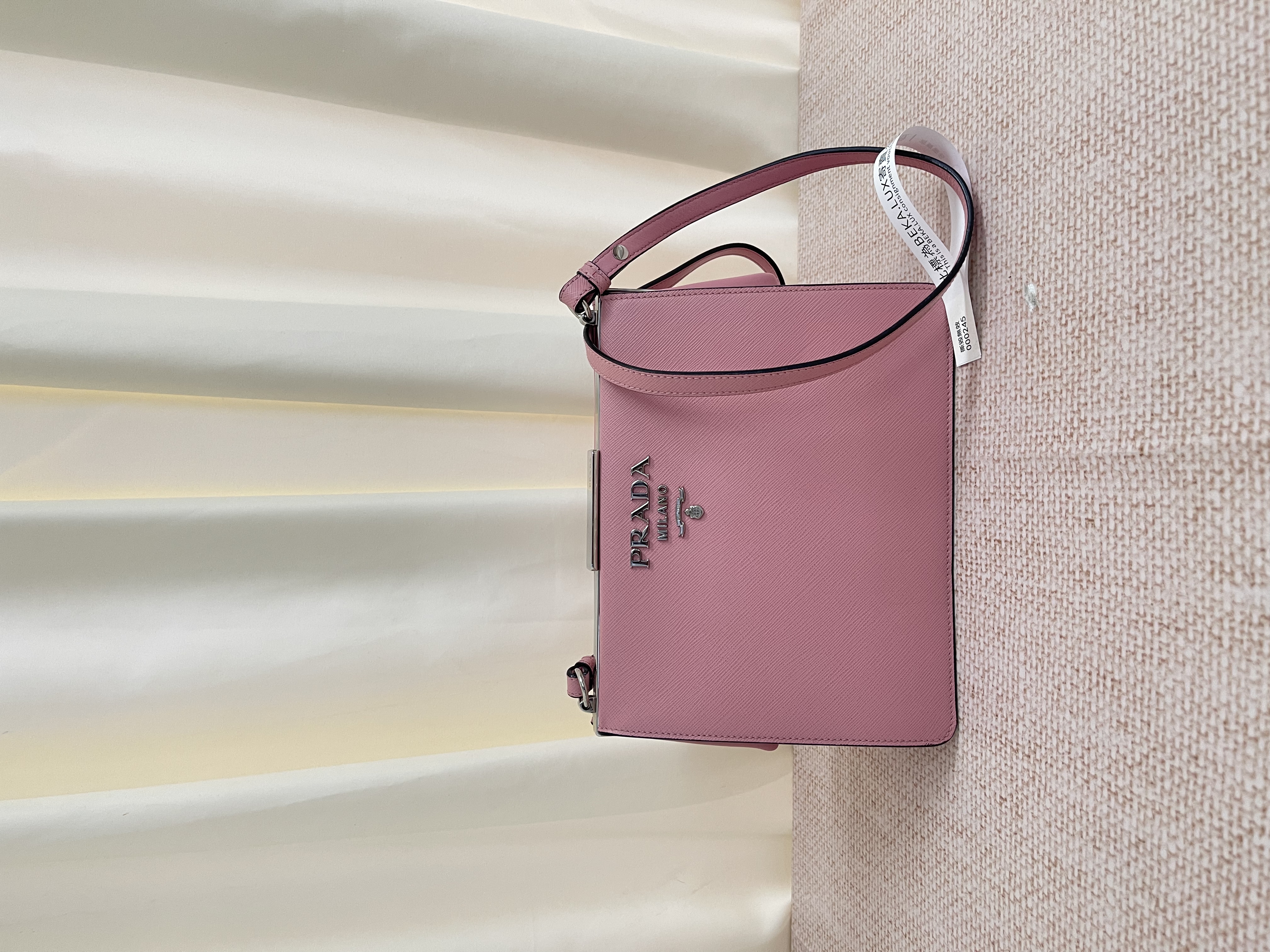 Pre-owned Prada Saffiano City Calf Light Frame Bag/ Product Code: 26041907