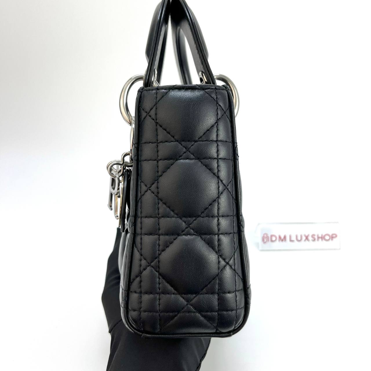 Dior Lady Dior Mini Black SHW