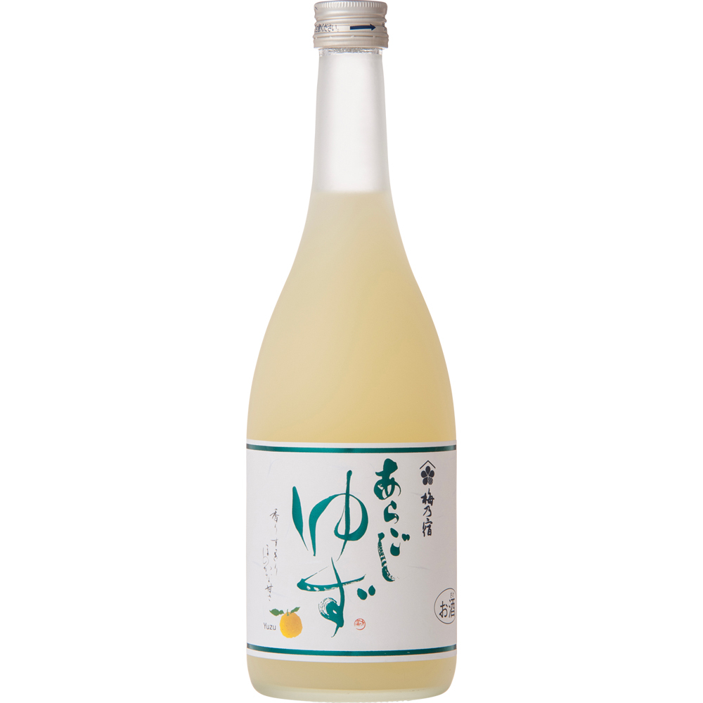 梅乃宿細果粒柚子酒 8% 720mL (1x12x720ml)