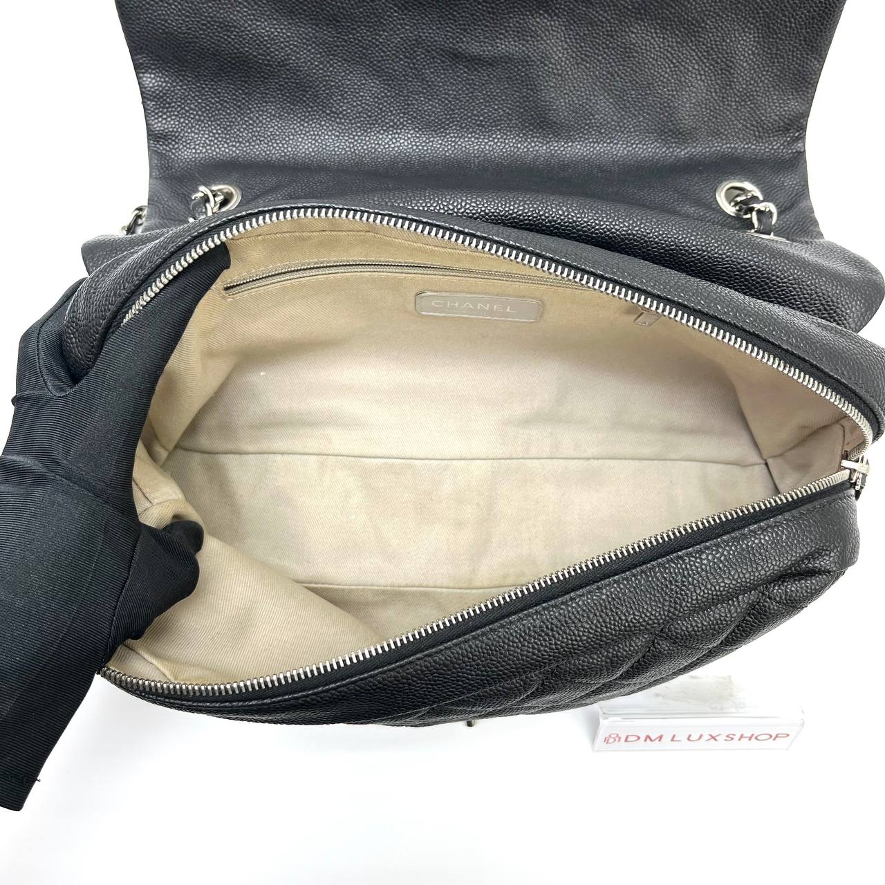 Chanel Black Caviar Flap Bag SHW (Serial 18)