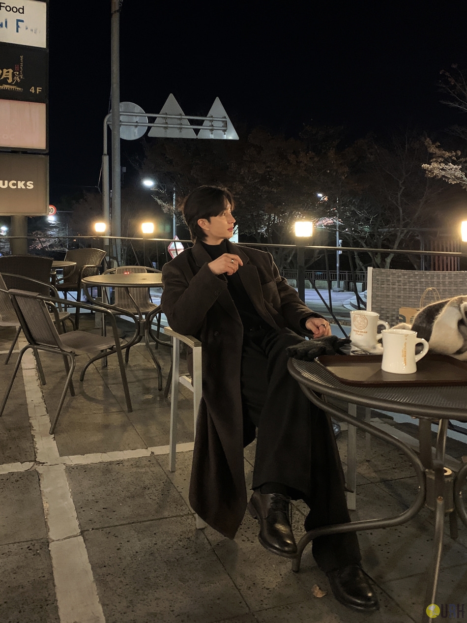 【100%保證韓國直送】秋冬感羊毛混紡側鬆緊寬鬆西褲 Ever Soft Wool Side Banding Wide Slacks RL114704