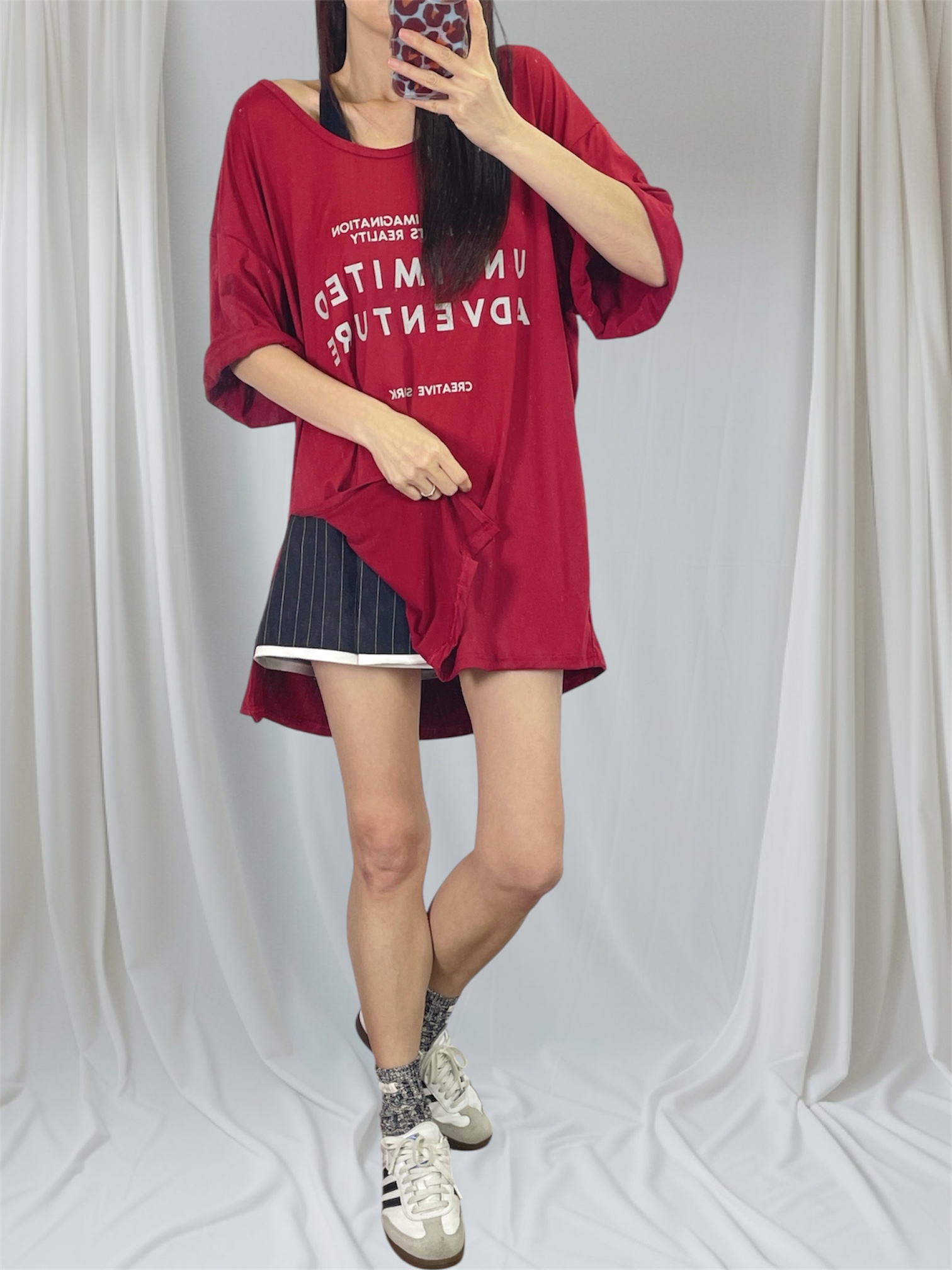 K5560 棉料印字鬆身tee