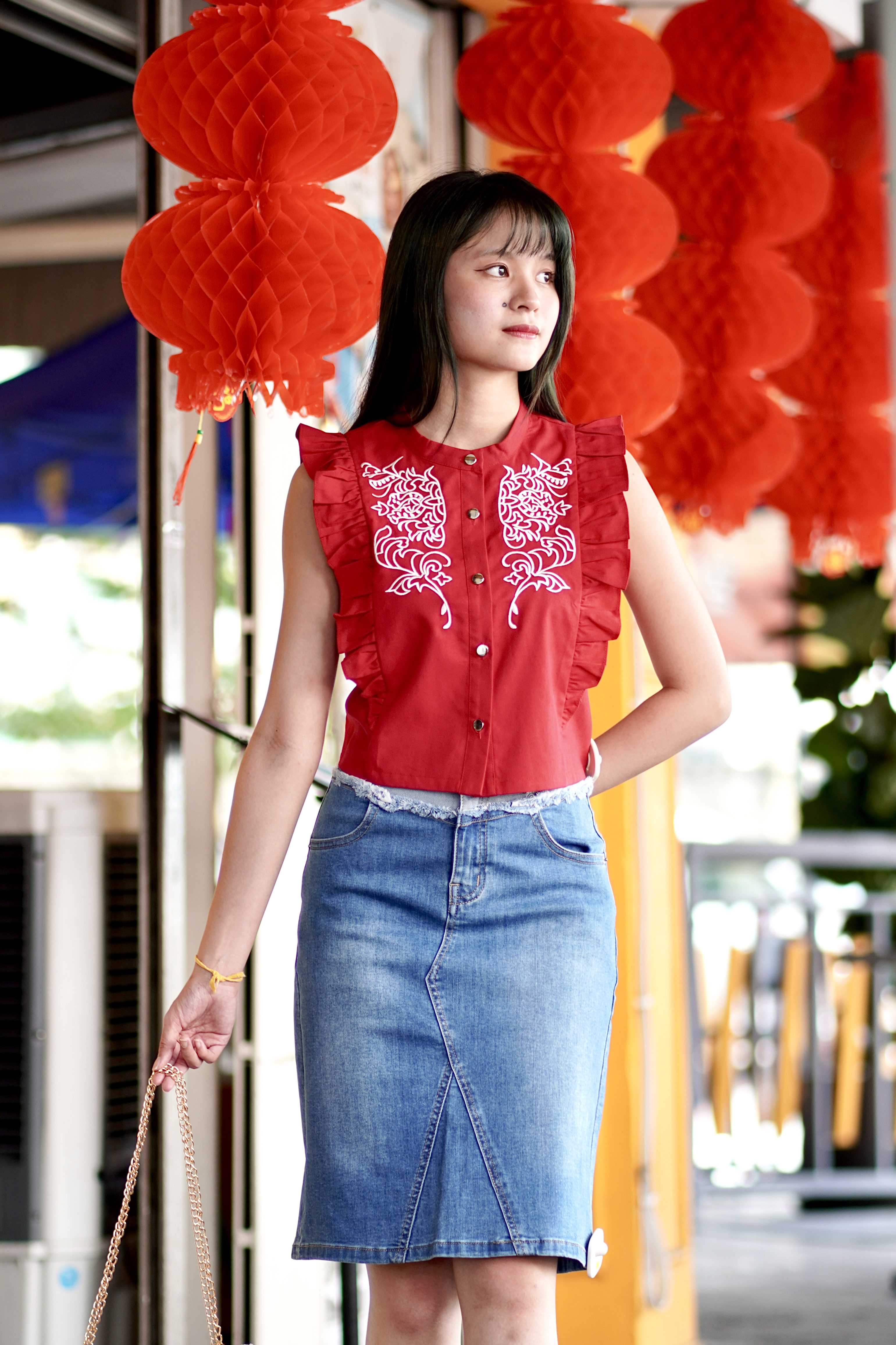 C446 Everyday Muse Denim Skirt