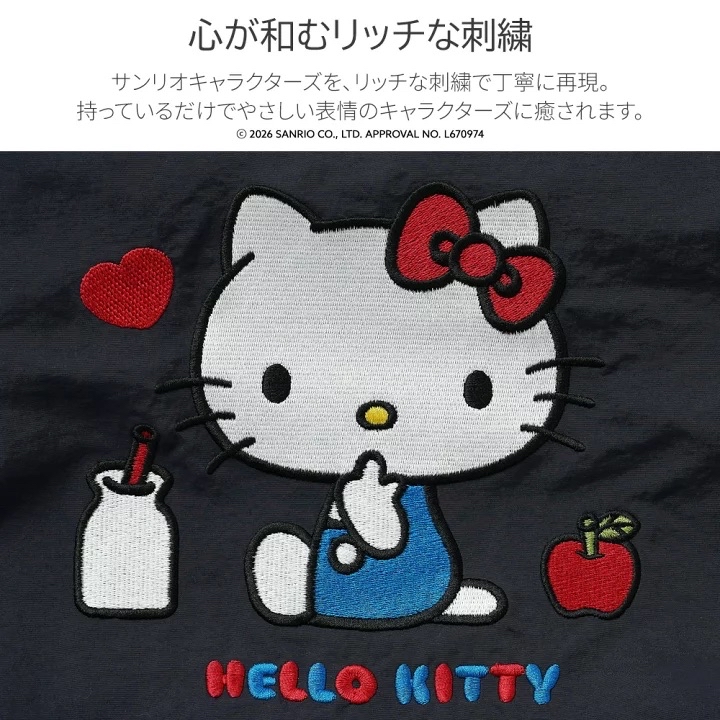 日本預訂📍日本Sanrio刺繡圖案輕身款Tote Bag