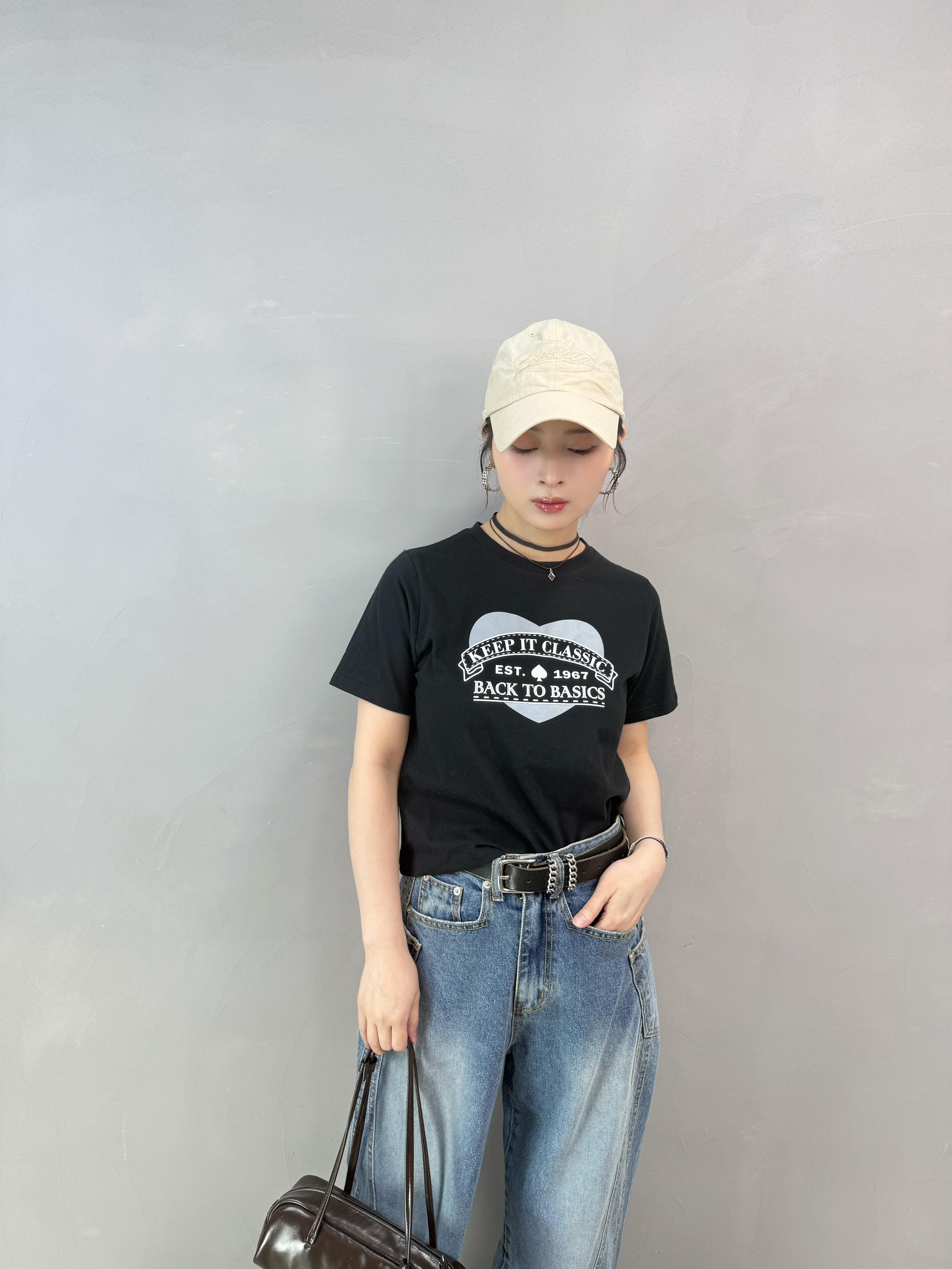 R75 葵扇Print Tee