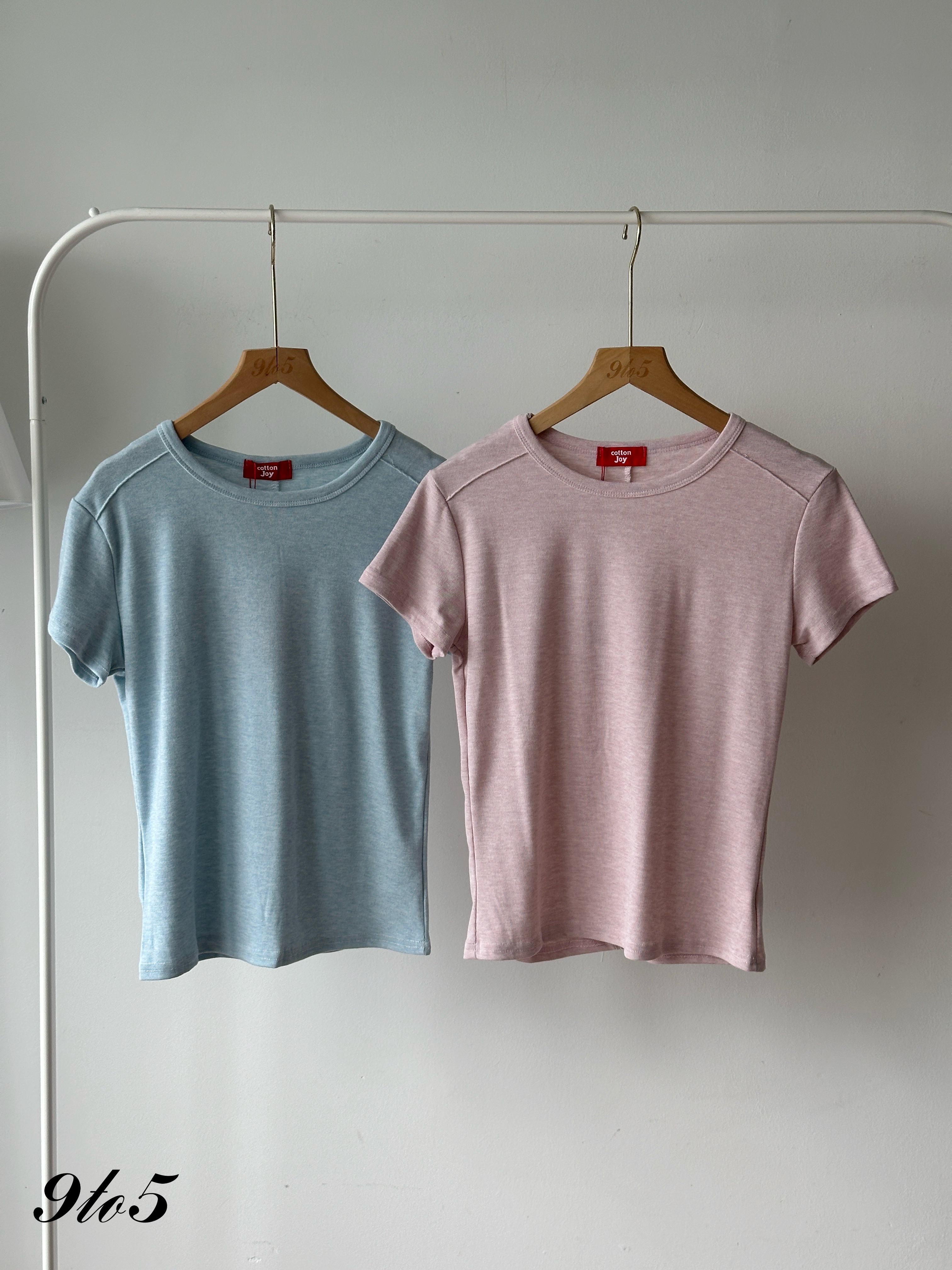 T4291 Short Sleeve Casual Tee - 6 Colors 