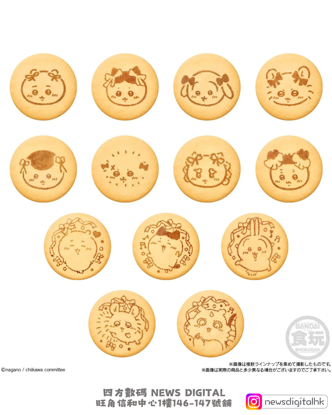 [新到現貨📦] 🇯🇵Chiikawa刺繡襟章餅乾食玩 第2彈