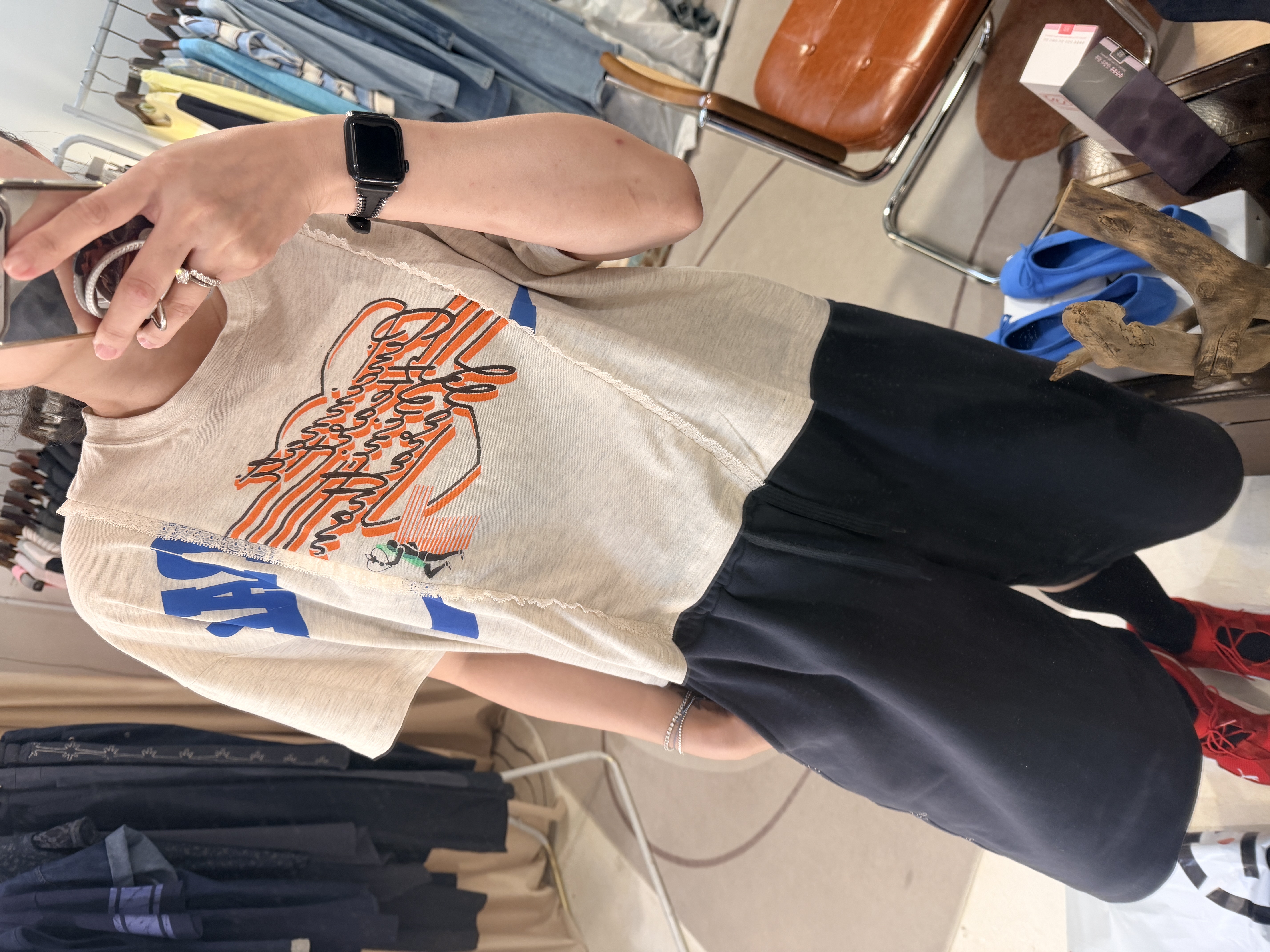 Patchwork tee