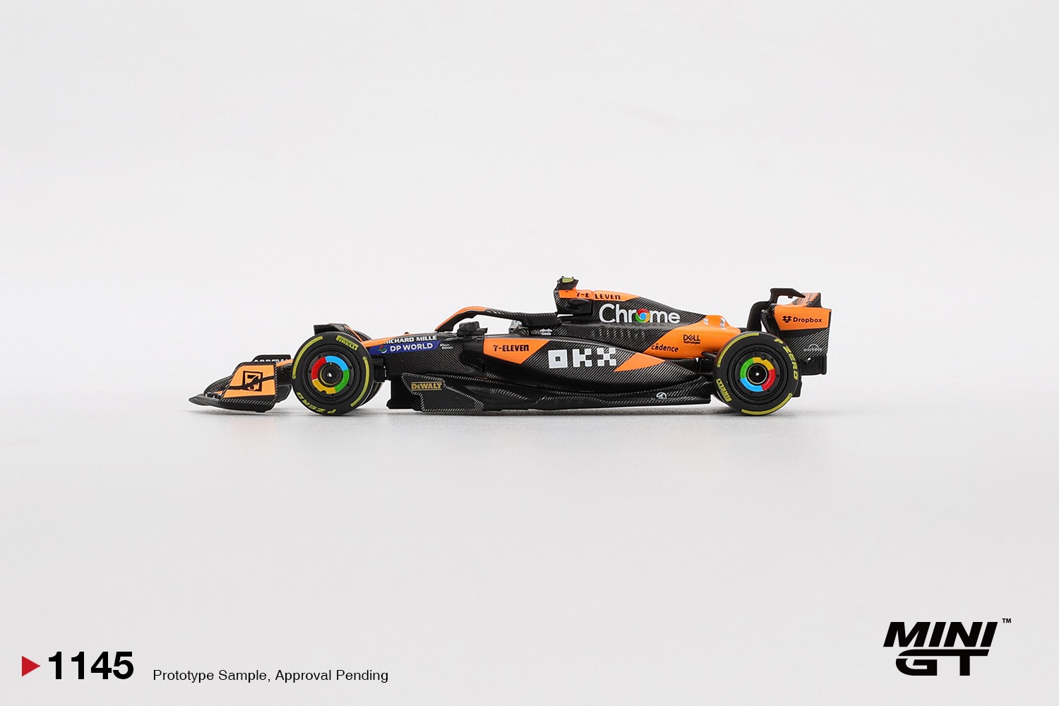 Mini GT 1/64 McLaren MCL38 #4 Lando Norris 2024 F1 2024 Hungarian GP 2nd Place - MGT01145-BL