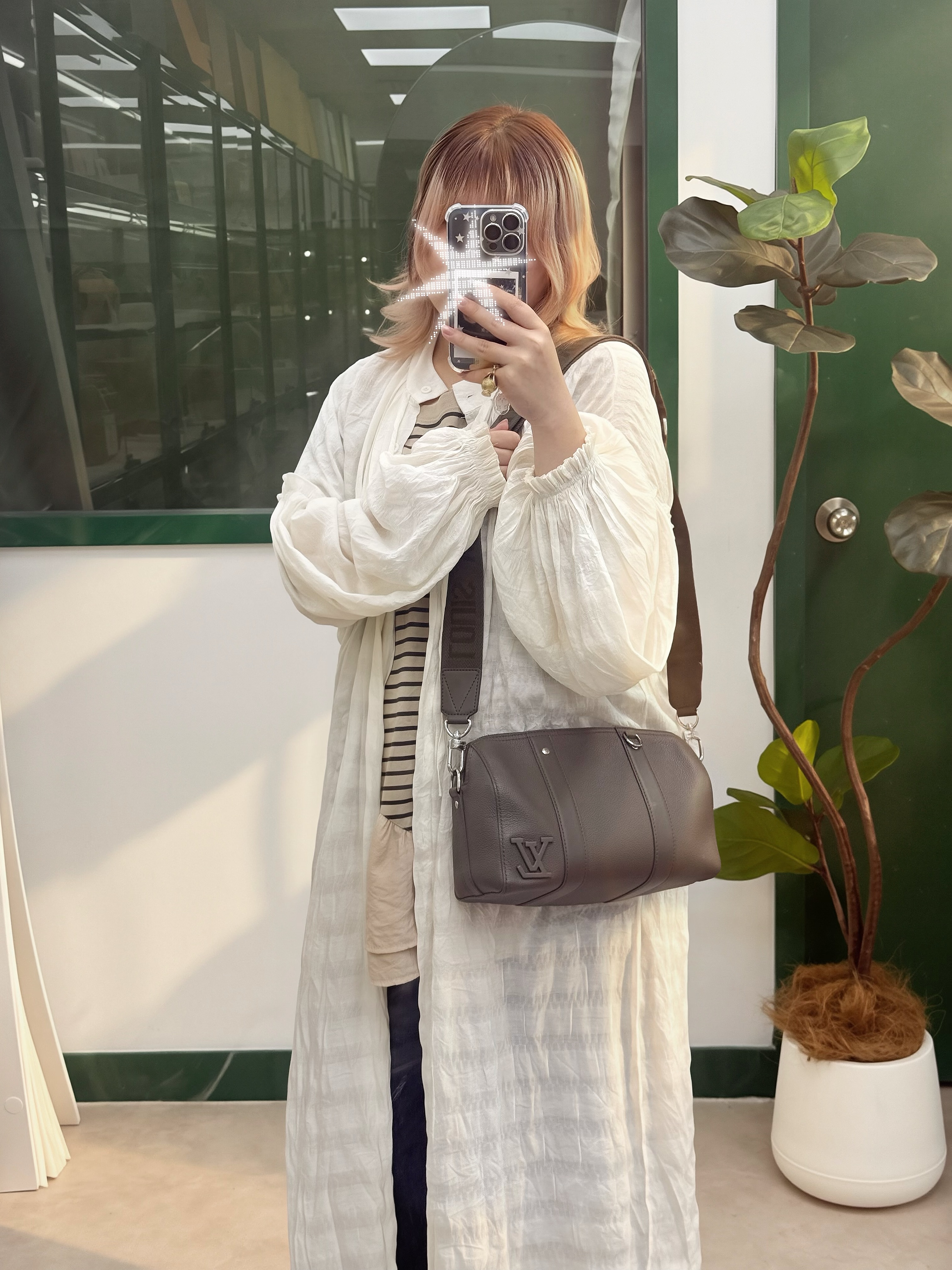 Lv👜 PRE OWNED 🛍️Keepall 27 卡其綠色 💚