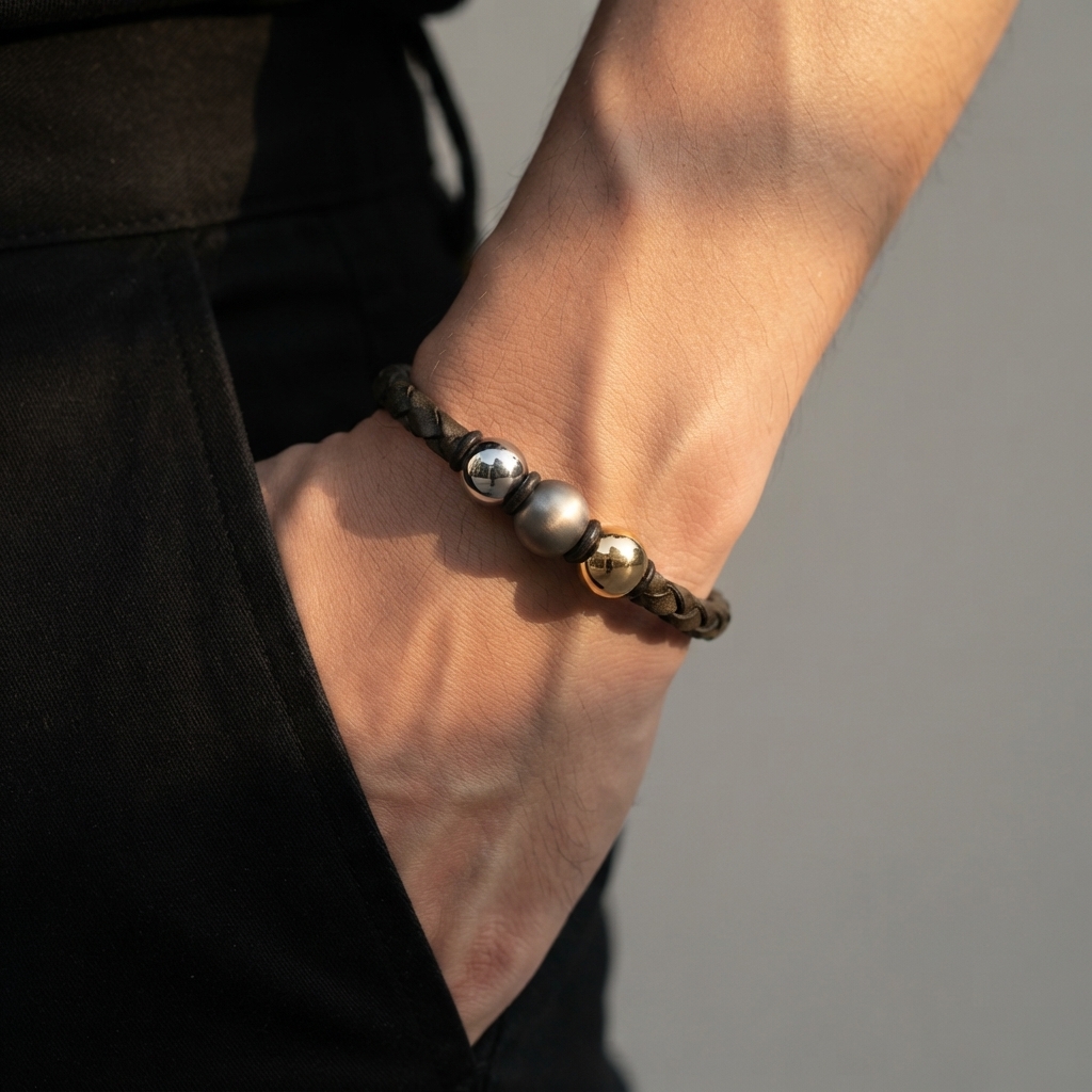 Boccia Titanium 0376-12 Bracelet 鈦金屬 / 鍍金手鏈