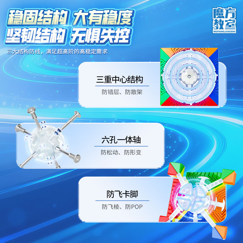 魔域文化 魅龍12M V2 十二階 磁力扭計骰