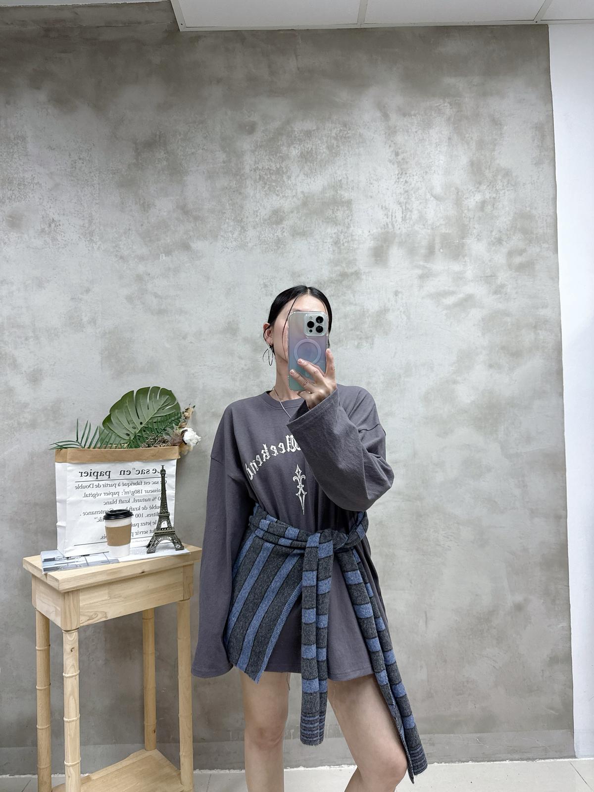 G05 兔絨條子披肩