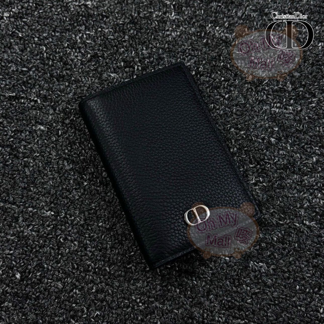 🟥BB00371🟥日本 Dior 專櫃美妝贈品 經典荔枝紋皮革卡包