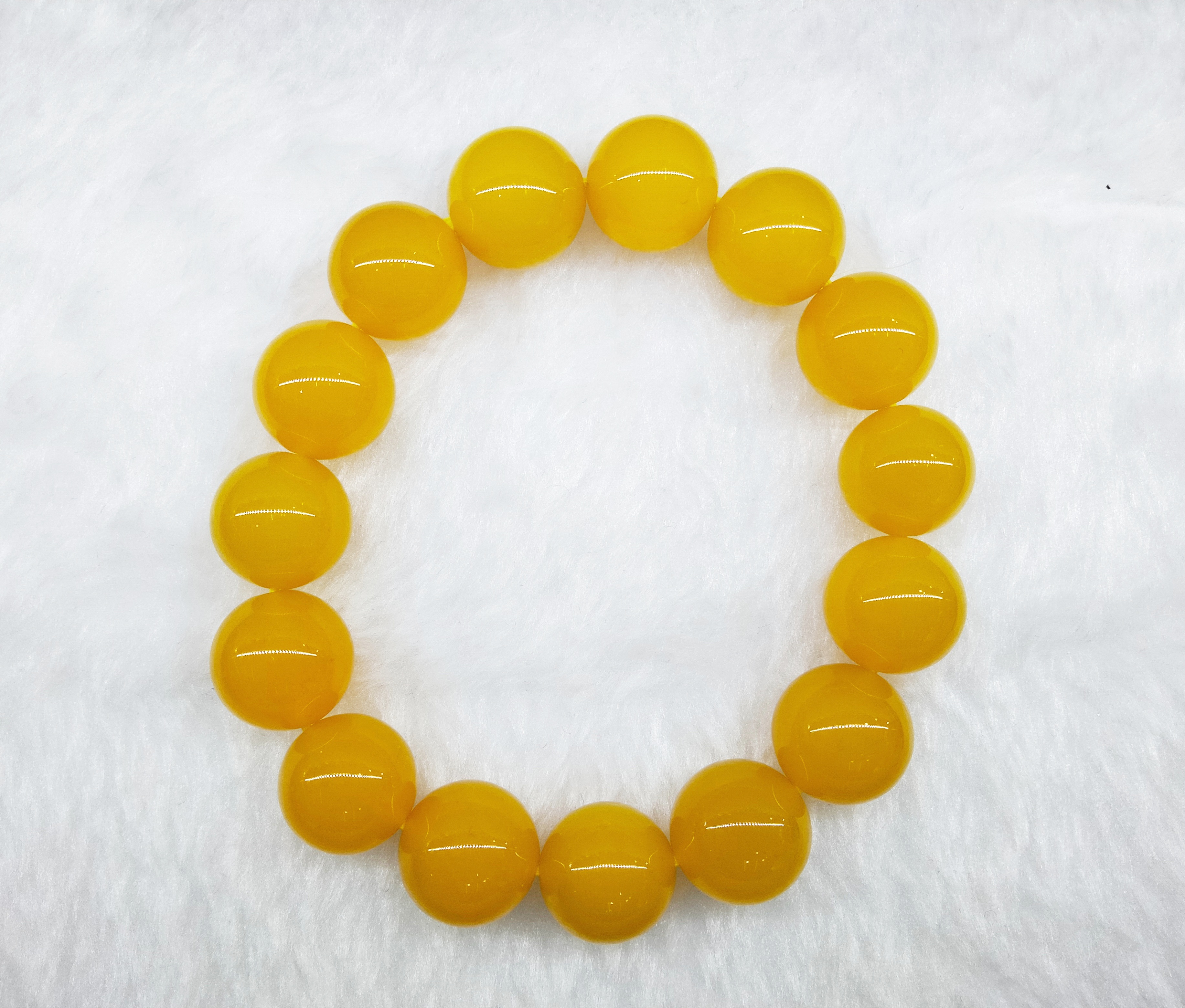 黃瑪瑙手串 (10+mm)