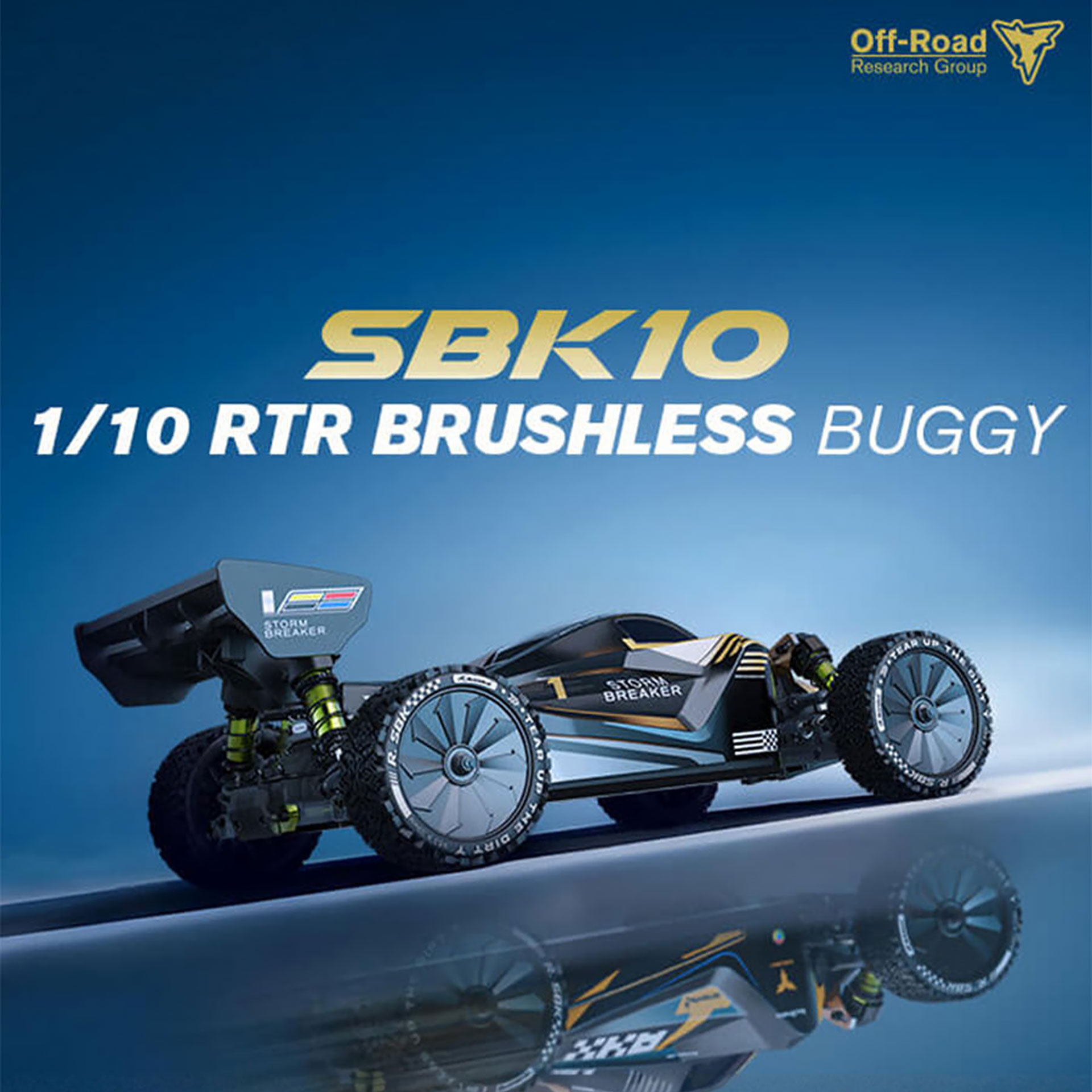 全新 雷拉洛 Rlaarlo 1/10 SBK10 Storm Breaker Carbon Fiber Brushless RTR 4WD Buggy | 碳纖維版 | 雷拉洛 SBK10 暴風突擊 越野車｜2.4Gzh 遙控｜4輪驅動｜80km/h