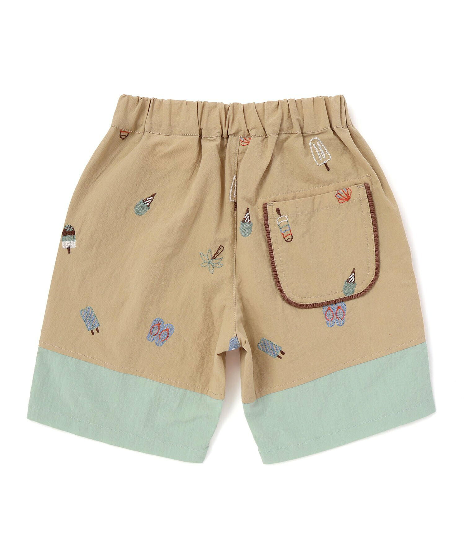 🆕【⭐訂購⭐】🌀 🇯🇵 日本直送 接觸涼感 夏季主題圖案刺繡 短褲［2款選］🌀 [ELEA-0108][260612]