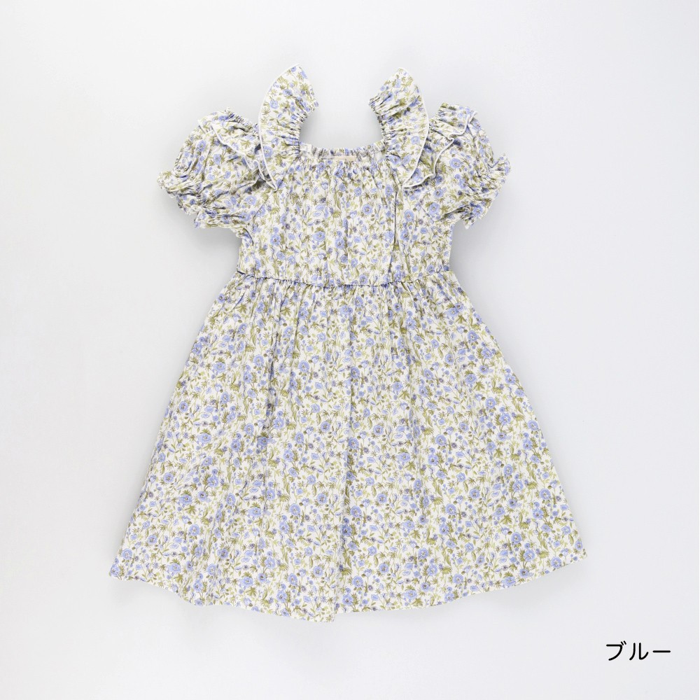 🆕【⭐訂購⭐】🌀 🇯🇵 日本直送 碎花 荷葉邊 露肩 連身裙［2款選］ 🌀[ELDA-0079][260509]