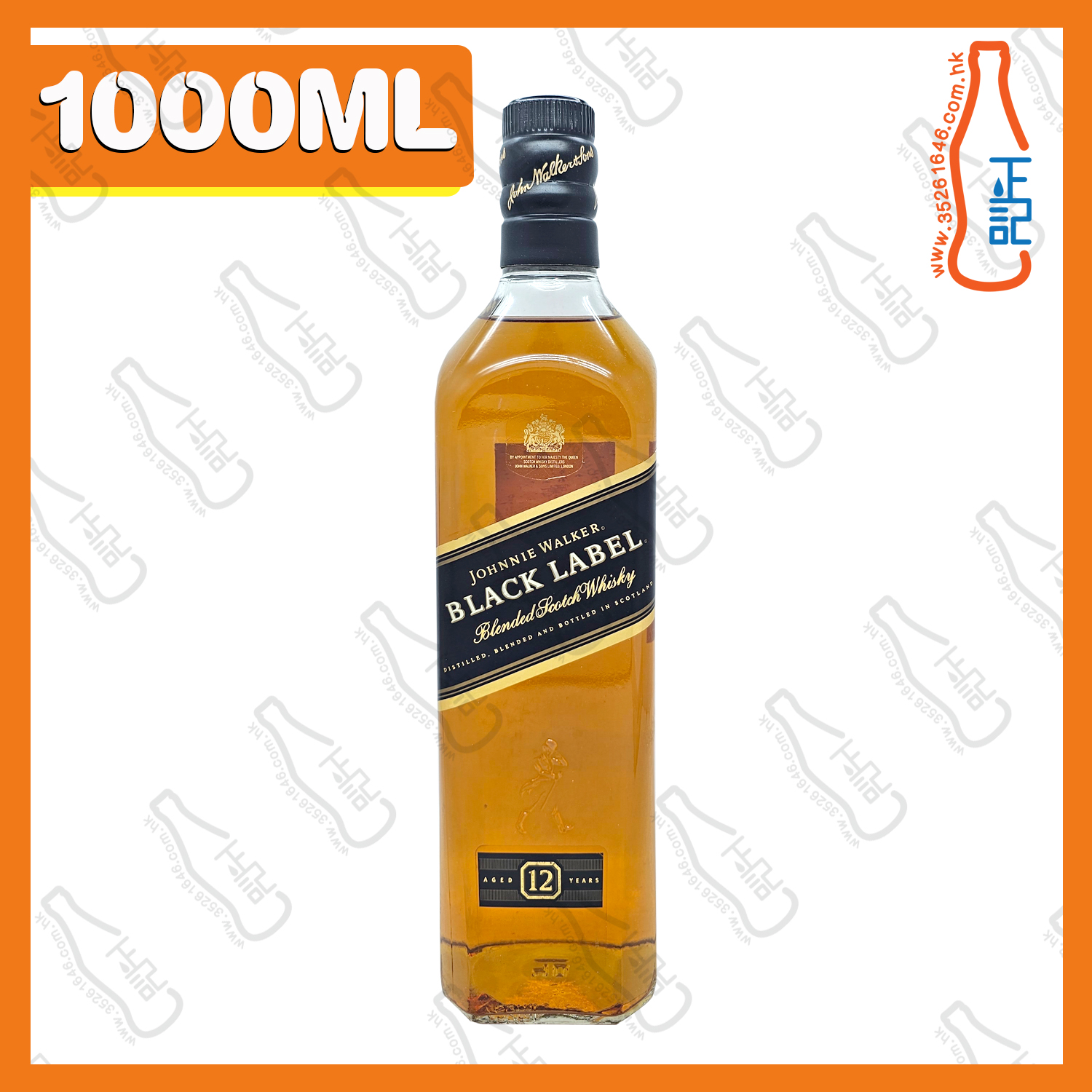 ==JOHNNIE WALKER 約翰走路 黑牌威士忌 1000 ml /支