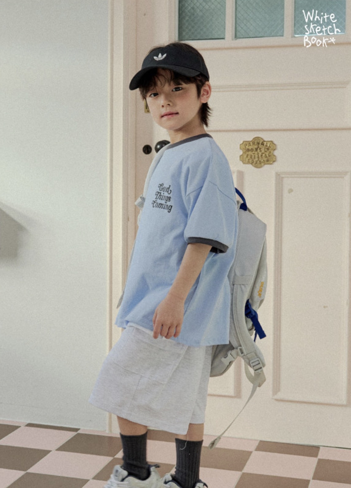 🇰🇷WhiteSketchBook短褲