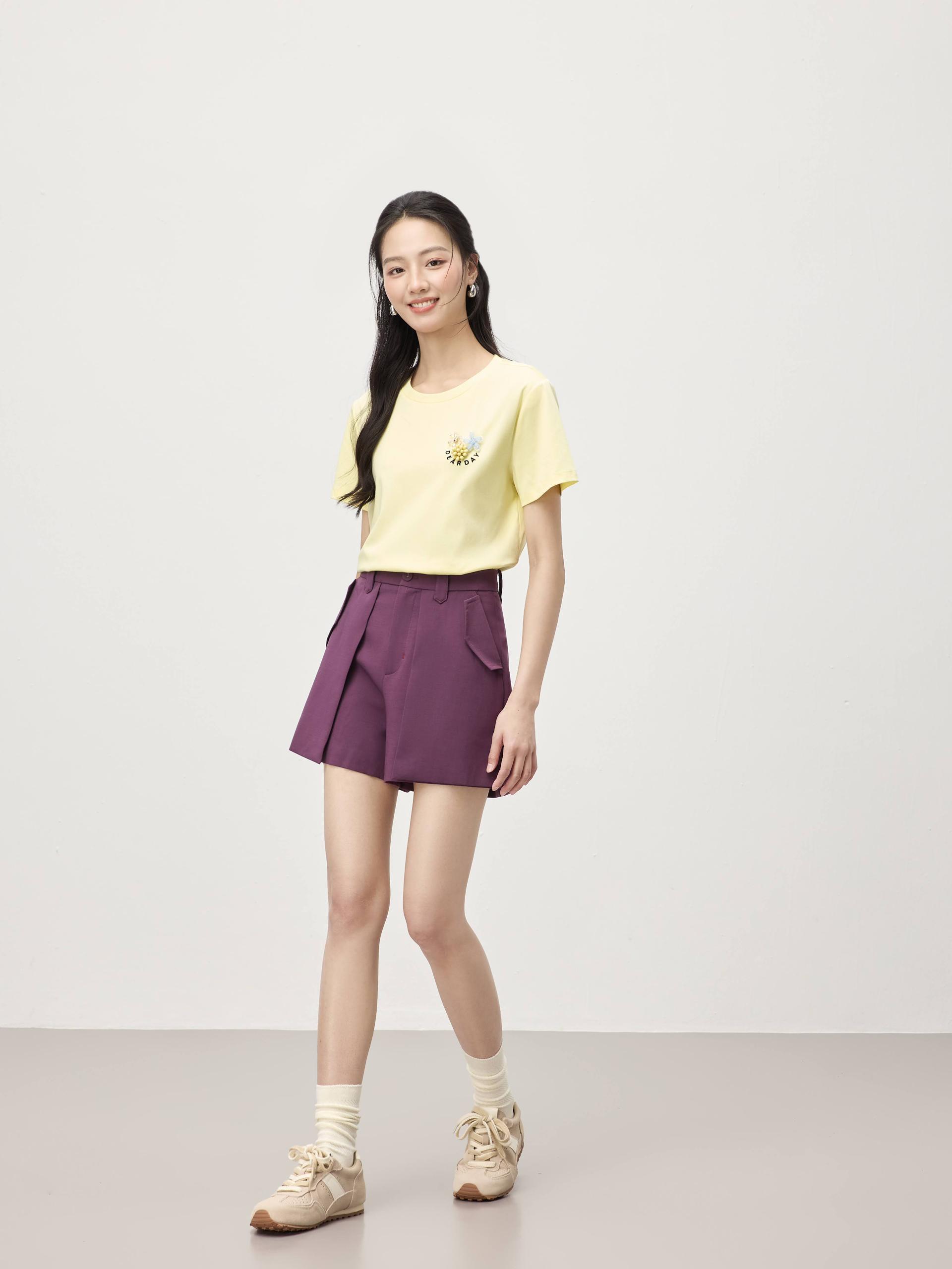 刺绣Dearday 字样上衣 T0781