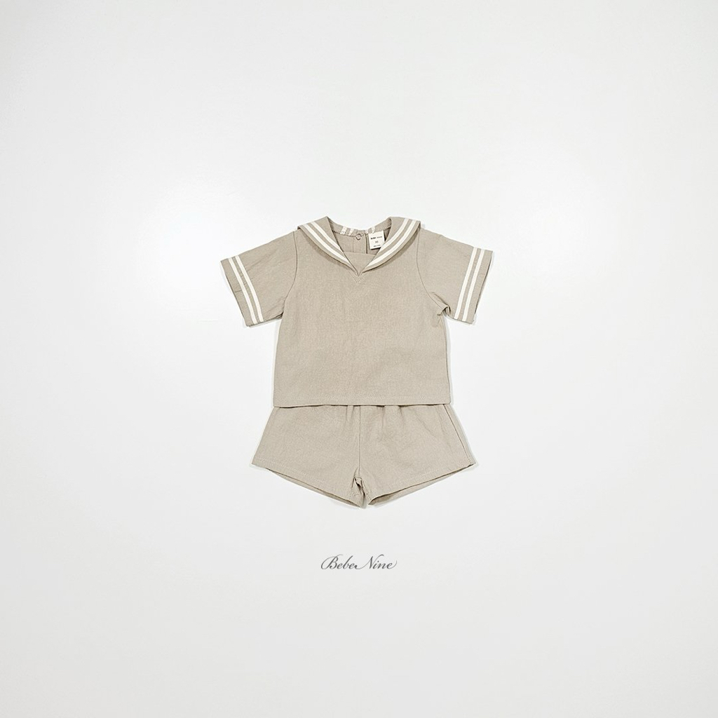 ☀️預訂 韓國直送☀️🇰🇷Bebenine三色海洋風水手領上下套裝