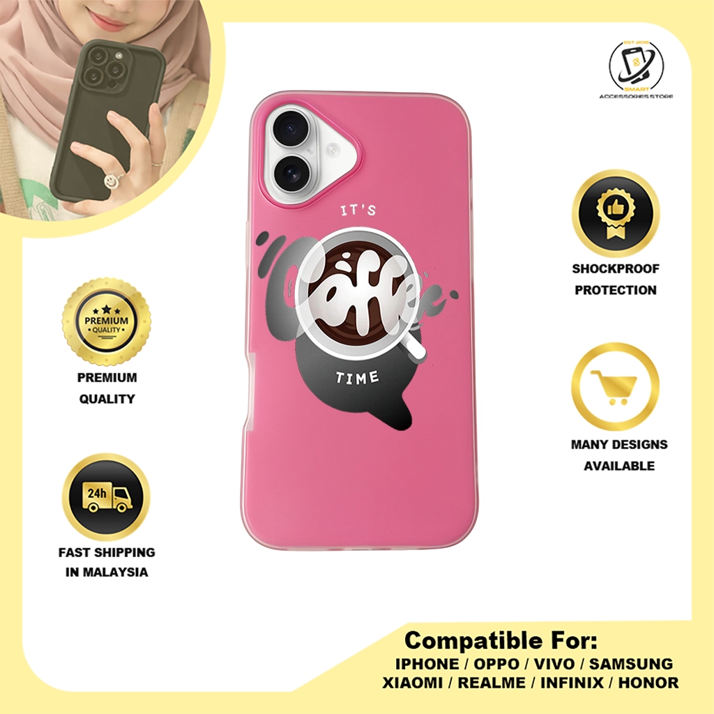 JELLY CASE PHONE FOR IPHONE - DESIGN COFFEE D